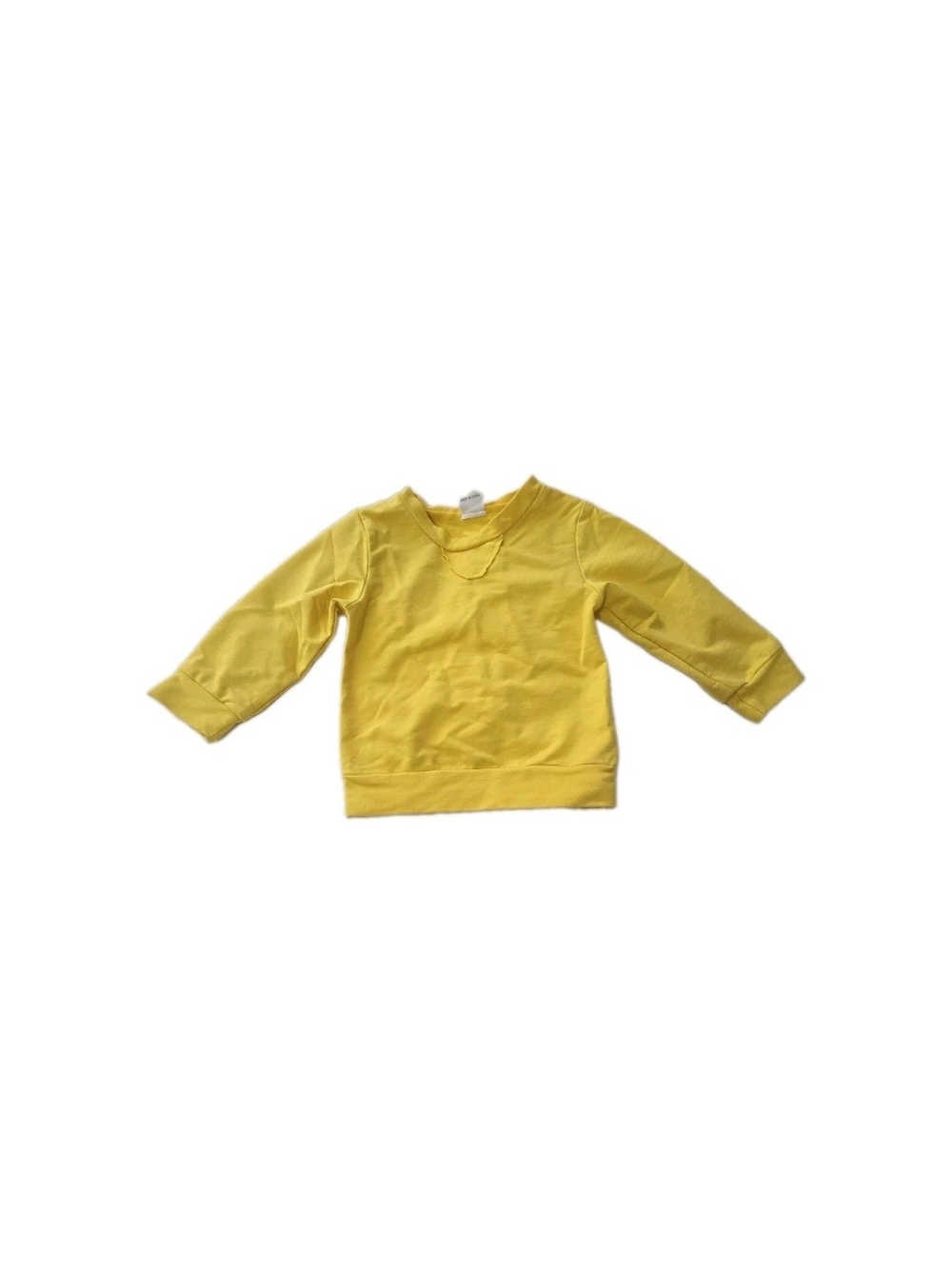 Bright Yellow Kids Crewneck Sweatshirt